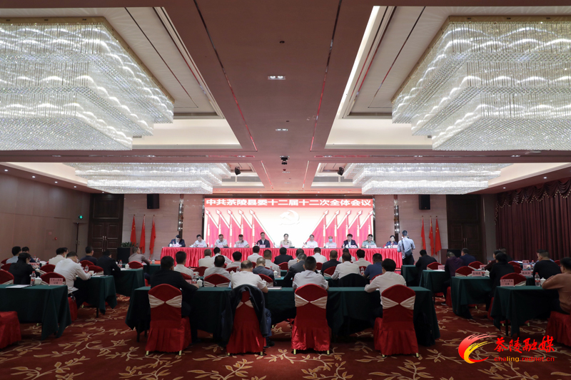 中共茶陵县委十二届十二次全体会议召开