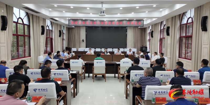 茶陵县新冠疫情防控暨疫苗接种工作调度会召