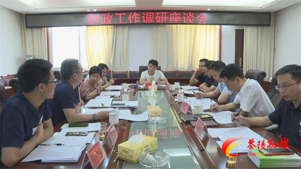 肖立志到县财政局进行专题调研