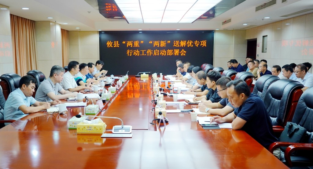 攸县召开“两重”“两新”送解优专项行动工