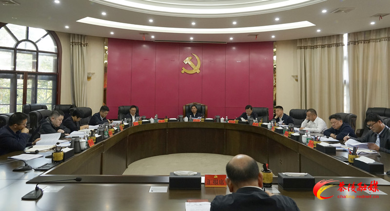 邓元连主持召开中共茶陵县委常委会2024